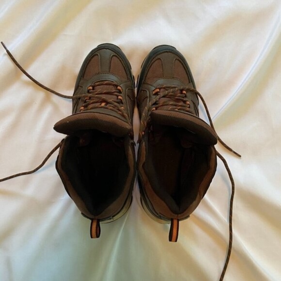 Ozark Trail Tofino Boots Waterproof High Top Faux Leather Upper Lace Brown M 10 - Picture 5 of 9